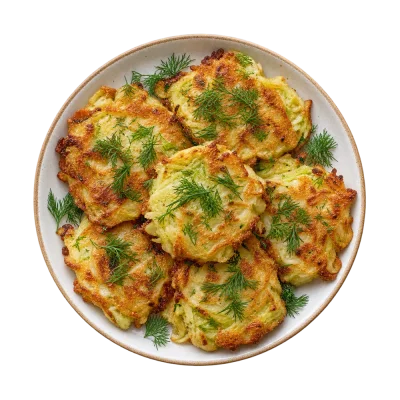 Капустные оладьи